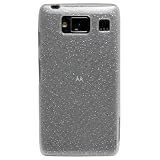 Diztronic Clear GlitterFlex TPU Case for Motorla Droid RAZR HD (Verizon - Model XT926) [Diztronic Retail Packaging]