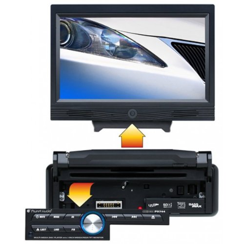 Planet Audio P9748B 7-Inch Widescreen TFT Monitor DVD/MP3/MP4/CD/WMA/Aux