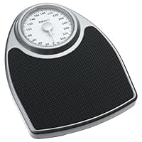 Thinner Scale by Conair TH100 Extra Large Dial Analog Precision Scale, Black and Silver
