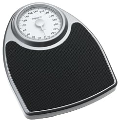 Thinner Scale by Conair TH100 Extra Large Dial Analog Precision Scale, Black and Silver