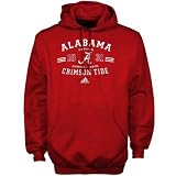 adidas Alabama Crimson Tide Crimson & White Forever Hoody Sweatshirt