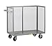 Little Giant CA-2460-6MR 3 Sided Bulk Truck, 24" x 60", Gray