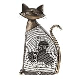 Deco Breeze DBF0358 Decorative Figurine 20-Watt Metal Fan, Cat