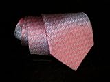 Jacquard Silk Tie Embroideries in Red