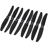 Hobbypower 5030 5x3 GemFan Plastic Propeller for Mini QAV250 Quadcopter Multi-rotor Black (pack of 4 pairs)