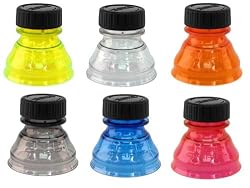 SIX (6) Snap Capp Family Pack - Snap Capps - Reclosable Can Tops (Turns Almost Any Can into a Bottle!) Save Money Buy Cans over Bottles! Snap Capp - No More Beer or Soda Spills - A Must for Tailgating