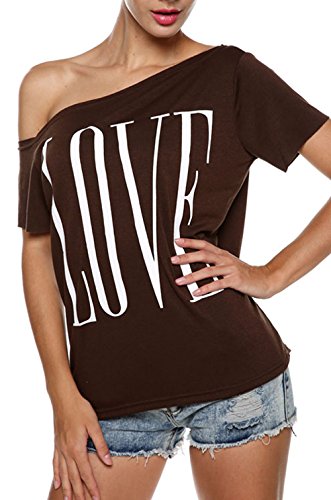 ANGVNS Off Shoulder White Cotton Top T-shirt Blouse ¡­