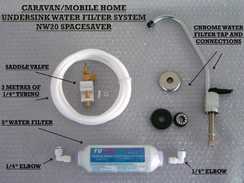 Nw20 Caravan / Mobile Home Undersink Water Filter System Spacesaver Model
