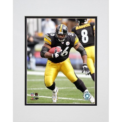 Photo File Pittsburgh Steelers Jerome Bettis 2005-2006 Action Matted Photo