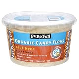 Pure Fun Organic Cotton Candy , Root Beer, 2.1 oz Tub.(Pack of 3)