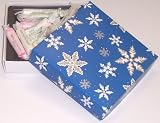 Gourmet Food : Scott's Cakes Assorted Salt Water Taffy 1/2 Pound Snowflake Box