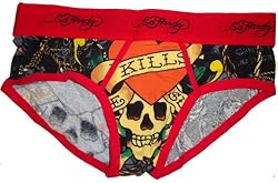 Men's Ed Hardy Hip Brief Underwear Size XL