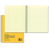 National Brand Brown Board Cover Notebook, Narrow with Margin, 1-Subject,  10 x 8 Inches, 80 Sheets (33008)