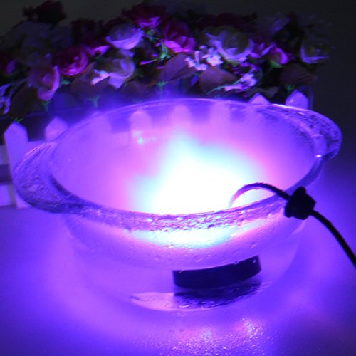 Photo 1 of AGPtek Color Changing 12 LED Mist Maker Fogger Water Fountain Pond Fog Atomizer Air Humidifier