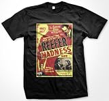 Reefer Madness Movie Poster Mens T-shirt, Officially Licensed Cult Films Movie Poster Mens Shirt, XX-Large, Charcoal