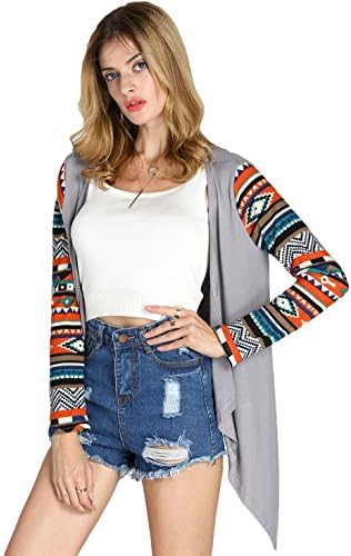 Sartoria Womens Boyfriend Pocket Cardigan Shrug Sweater
