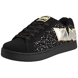 Vans Womens Widow Plus Skateboarding Shoe (splatter) black/gold VIPS46O 2.5 UK