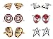 LoveCufflinks Mens' Hero Cufflinks for Men 6 Pair Set