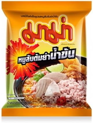 Instant Mama Noodles Creamy Tom Yum Minced Pork Flavor - Pack of 6