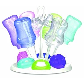 Nuby Natural Touch NT67644 Bottle and teat Drying Rack White