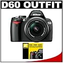 Nikon D60 Digital SLR Camera with 18-55mm f/3.5-5.6G VR AF-S DX Lens & Nikon 2-Year Extended Warranty