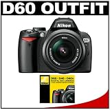 Nikon D60 Digital SLR Camera with 18-55mm f/3.5-5.6G VR AF-S DX Lens & Nikon 2-Year Extended Warranty