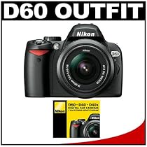 Nikon D60 Digital SLR Camera with 18-55mm f/3.5-5.6G VR AF-S DX Lens & Nikon 2-Year Extended Warranty