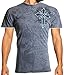 Archaic AFFLICTION Men T-Shirt RED FLAG Cross Wings Tattoo Biker