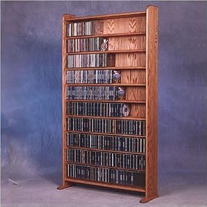 890 CD Storage Rack Finish: Dark