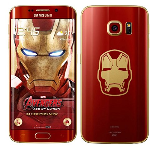 【日本未発売】Samsung Galaxy S6 Edge Iron Man Limited Editionn G9250S 64GB KR版 シムフリー(アイアンマン 限定版) SIM-FREE [並行輸入品]
