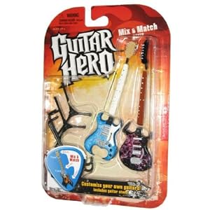 Blue And Purple Guitar Hero Guitars Duets Sets by McFarlane