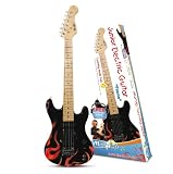 Music Alley MA101-FL Junior Anf&auml;ngerset E-Gitarre (inkl. DVD, Kopfh&ouml;rer) flame (UK Import)