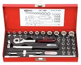 Produkt-Bild: KS Tools 917.4030 KS Tools Classic Steckschl&uuml;sselsatz 0,6 cm (0,25 Zoll); 30-teilig
