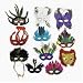 Deluxe Feather Mask Assortment (1 dozen) - Bulk [Toy]