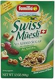 Familia Swiss Muesli Cereal, No Added Sugar, 32-Ounce Boxes (Pack of 6)