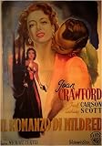 Il Romanzo di Mildred Pierce Vintage Joan Crawford Movie Poster