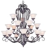 Canyon Rim Collection Three Tier Chandelier