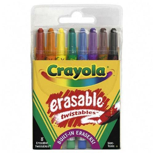 Childrens Toyshop  Toys : Crayola Erasable Twistables 8-Count