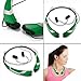 Bluetooth Headset Headphones Rymemo Metallic-feeling Soft Polishing Wireless Music Earphones Stereo Earbuds Sports/running Magnetic Neckband Style for Cellphone, Silver-green