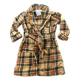 Carters Watch The Wear - Toddler Boys Plaid Robe, Tan