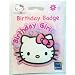 Girls Hello Kitty Birthday Girl Badge