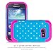 Samsung Galaxy Ace Style / SM-G310 / S765C Case, ToPerk (TM) Luxury Spot Diamond Dual Layer Armor Case + Free Screen Protector & Stylus Pen As Bundle Sale - Hot Pink