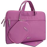 Laptop Briefcase Bag, Evecase 13 -13.3 Inch Waterproof Tablet/Laptop Sleeve Carrying Briefcase Bag with Handle + Accessories Case and Mouse Pad - Purple