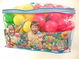 100 pcs Ball Pit Ball in Carrying Bag
