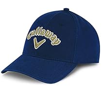 Callaway Men's Heritage Twill Cap, Blue/Yellow, One Size

