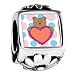 Soufeel Valentine Teddy Bear Italian Charm