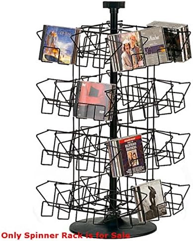 New Retails 32 Pocket Counter Spinner Rack For Cds 30" H x 22"