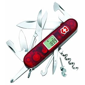 Victorinox - Traveller Lite - Couteau d'Officier - Rouge Transparent