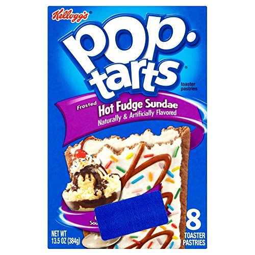 Kelloggs Pop Tarts Hot Fudge Sundae (8x48g) - Packung mit 6 Kelloggs Pop Tarts Hot Fudge Sundae (8x48g) - Packung mit 6