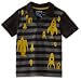 Sprockets Boys 2-7 Mr Roboto Space Ship Polo, Pirate Black, 6
